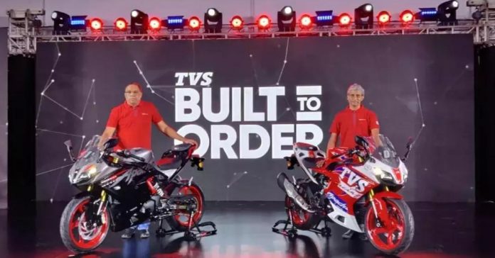 TVS Motor launches ‘Built To Order’ platform along with its 2022 Apache 310
