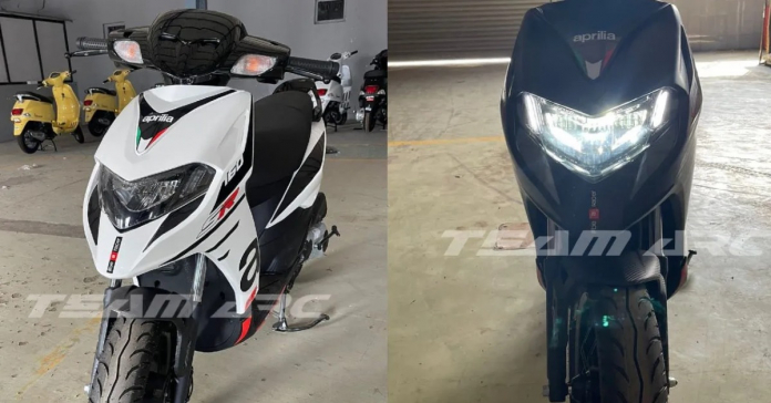 Aprilia SR160 facelift spied_ launch to be expected soon
