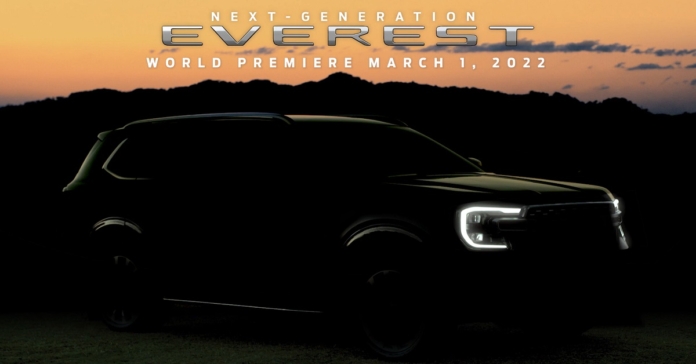 Ford Endeavour to launch globally on 1st March