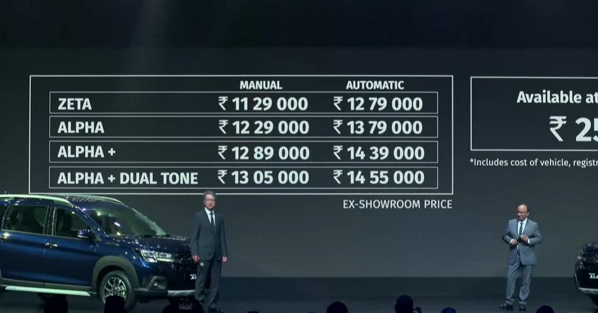 2022 Maruti Suzuki XL6 Launched In India