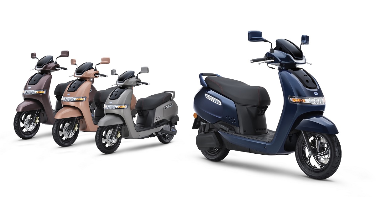 2022 TVS iQube Electric Scooter. best electric scooters