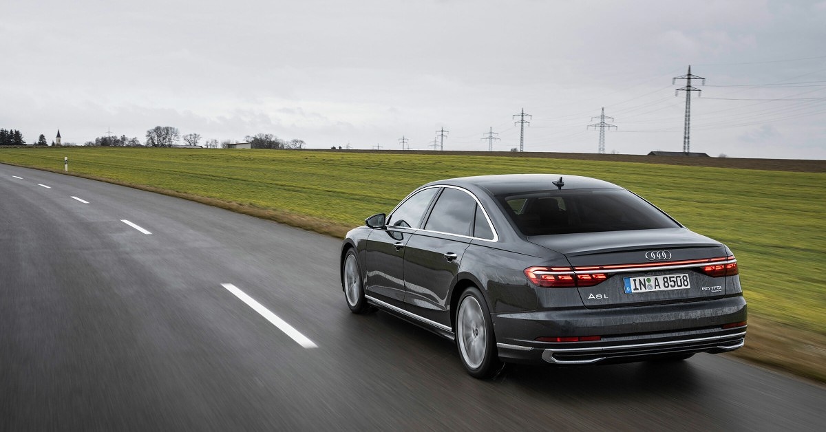 The exterior of the Audi A8 L facelift sees noticeable upgrades