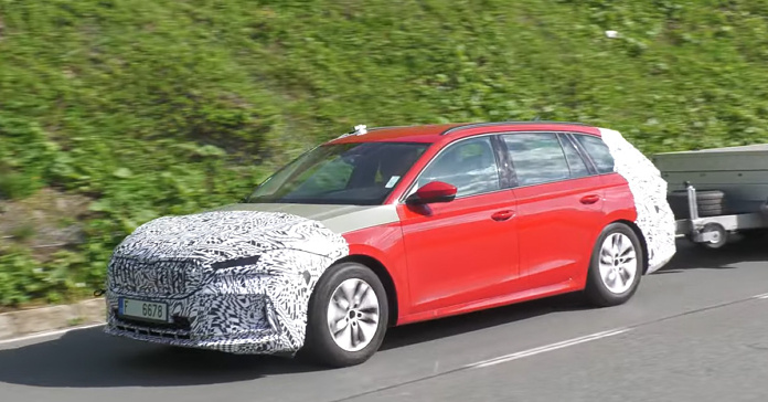 2023 Skoda Octavia Facelift Spied For The First Time
