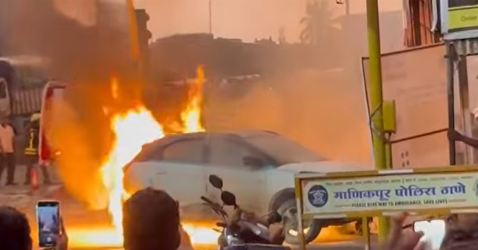 Tata Nexon EV Catches Fire In Mumbai: The First 4-Wheeler EV Fire Incident
