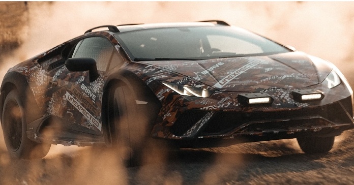 Lamborghini teases its off-roader, Huracan Sterrato