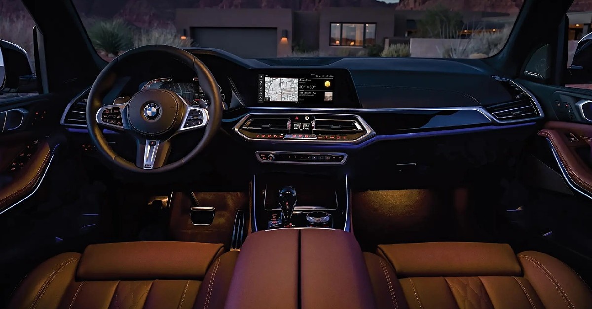 Inside, the BMW X5 M Sport