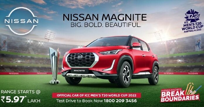 Nissan Magnite announced as the official car of the ICC Men’s T20 World Cup