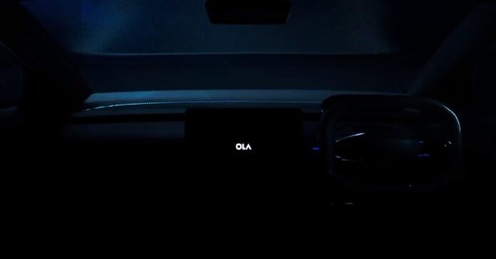 Ola Electric Car teased again, interior revealed