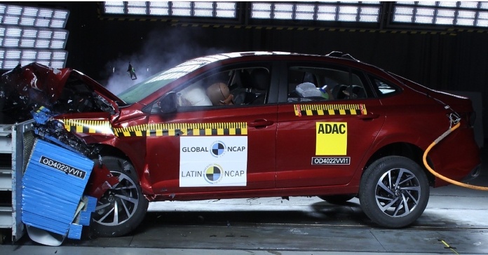 Volkswagen Virtus scores 5 stars in Latin NCAP crash tests