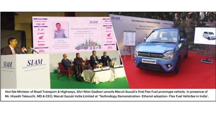 Maruti Suzuki WagonR flex-fuel showcased in Delhi