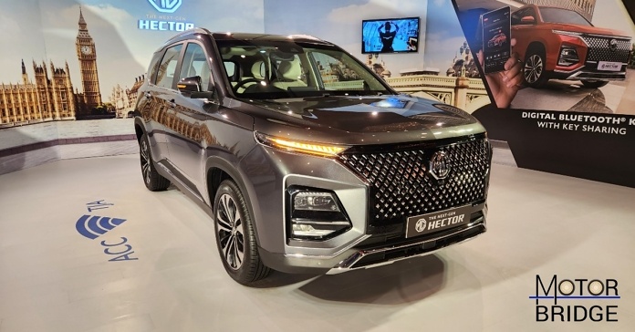 MG Hector facelift unveiled, gets all-new interiors and updates