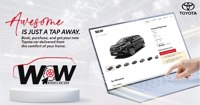 Toyota India launches ‘Wheels on Web’, its first-ever online retail sales platform