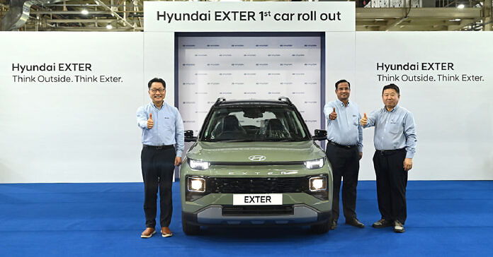 Production for Hyundai Exter begins, first unit rolled out