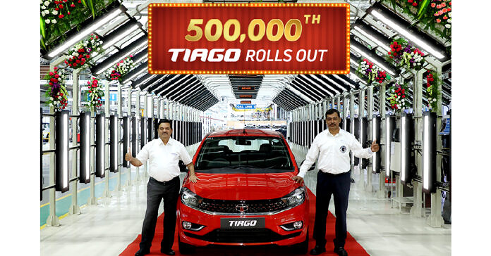 Tata Tiago hits sales milestone of 5 lakh units
