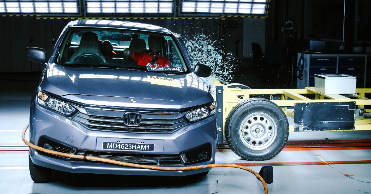Honda Amaze scores 2 stars in Global NCAP crash tests