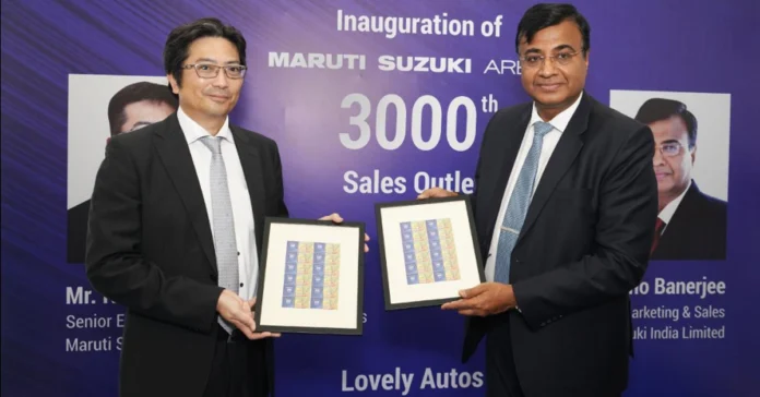 Maruti Suzuki inaugurates 3,000th Arena outlet in India