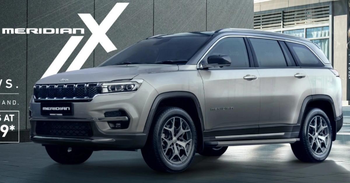 Jeep Meridian X launched in India at Rs 34.27 lakh