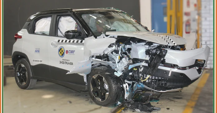 Tata Punch EV receives a 5-star safety rating from Bharat NCAP