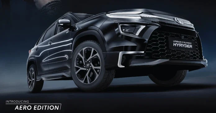 Toyota Urban Cruiser HyRyder Aero Edition teased ahead of launch