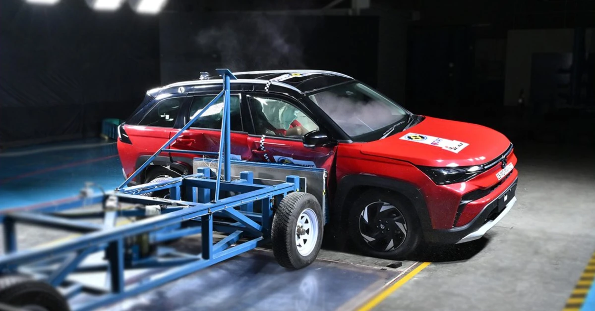 Bharat NCAP awards Maruti Suzuki Victoris a 5-star safety rating 2 Maruti Suzuki Victoris: Bharat NCAP crash test results explained