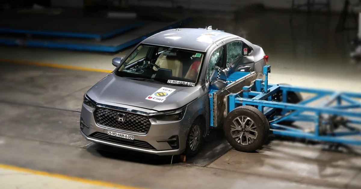 3rd-gen Honda Amaze gets a 5-star safety rating from Bharat NCAP 2 Honda Amaze: Bharat NCAP crash test results explained