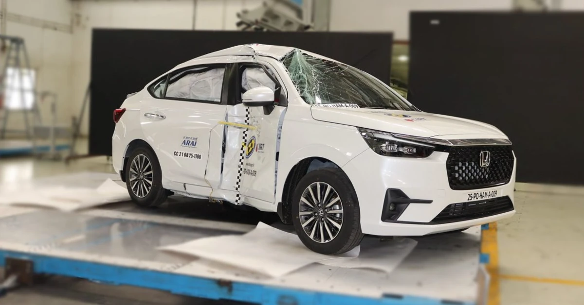 3rd-gen Honda Amaze gets a 5-star safety rating from Bharat NCAP 4 Honda Amaze: Bharat NCAP crash test results explained