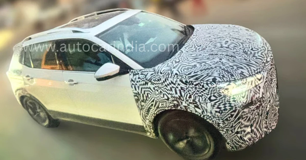 Skoda Kushaq facelift spotted testing, panoramic sunroof confirmed 1 Skoda Kushaq facelift: Panoramic sunroof to be available on top variants