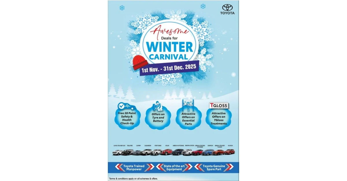 Toyota Kirloskar Motor: Here’s what the Winter Carnival entails