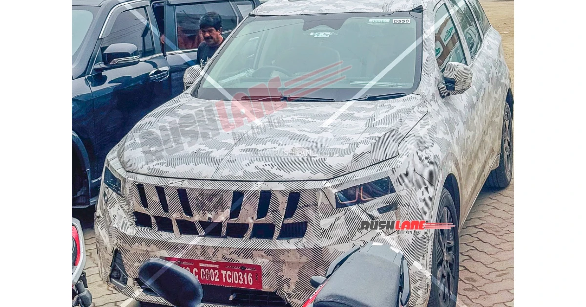 Mahindra XUV700 facelift spied again, interior revealed 2 Mahindra XUV700 facelift: Here’s what the spy shots reveal about the interior