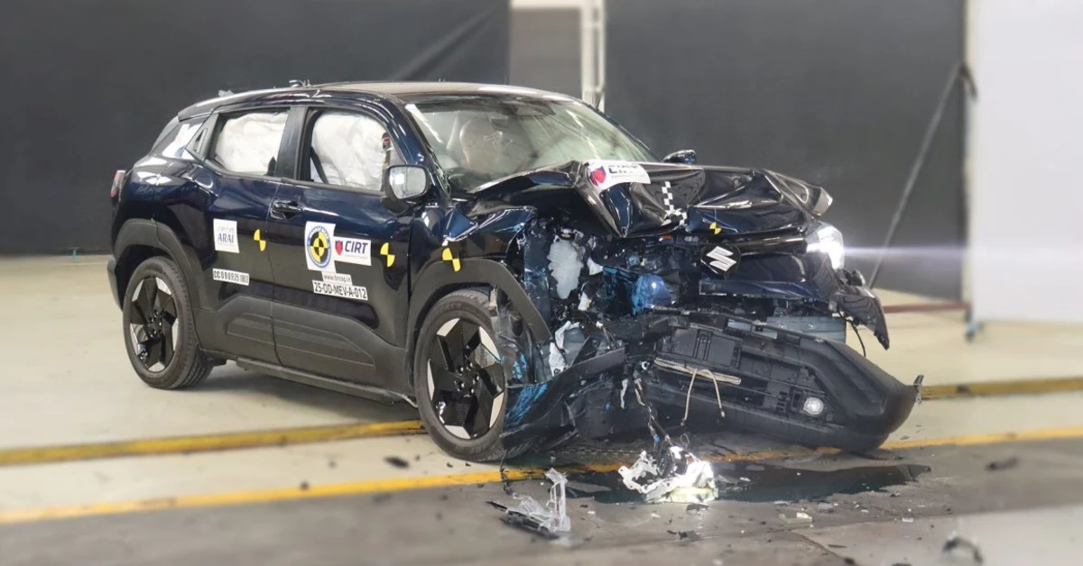 Maruti Suzuki e Vitara gets a 5-star safety rating from Bharat NCAP 3 Maruti Suzuki e Vitara: Bharat NCAP crash test results explained