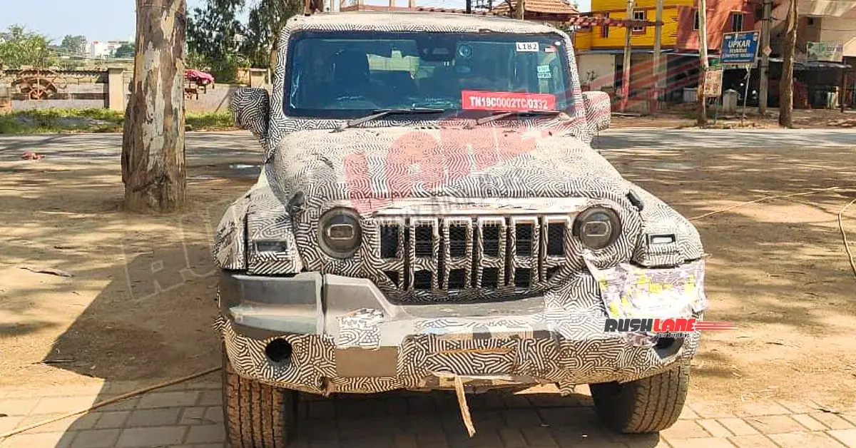 2026 Mahindra Thar Roxx spotted testing 1 2026 Mahindra Thar Roxx: What to expect?