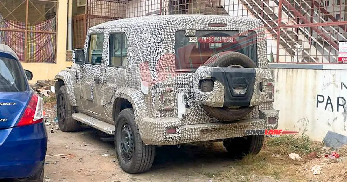 2026 Mahindra Thar Roxx spotted testing 3 2026 Mahindra Thar Roxx: What to expect?