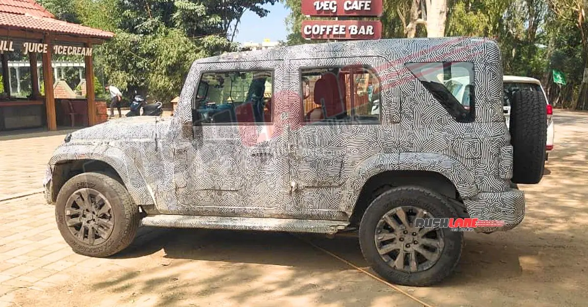 2026 Mahindra Thar Roxx spotted testing 2 2026 Mahindra Thar Roxx: What to expect?