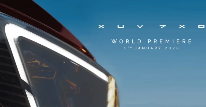 Mahindra XUV700 facelift dubbed ‘XUV 7XO’, world premiere on January 5