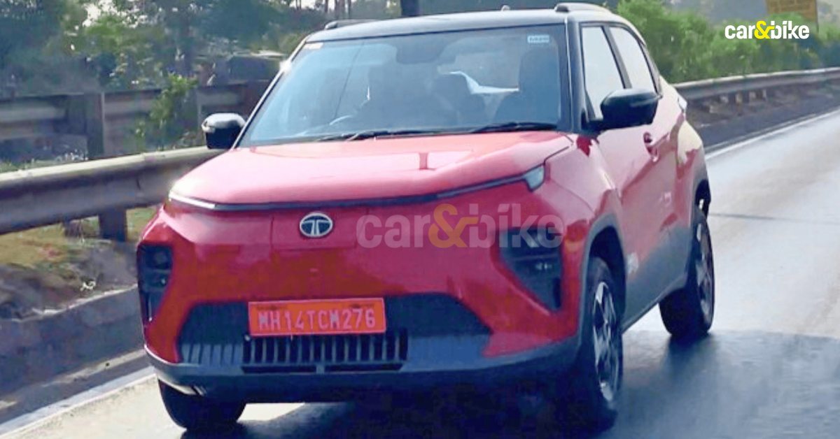 Tata Punch EV facelift spotted testing without camouflage 1 Tata Punch EV facelift spotted testing without camouflage