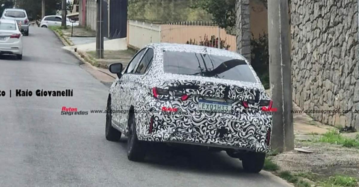 Honda City facelift spotted testing in Brazil 1 Honda City facelift: What do the spy shots suggest?