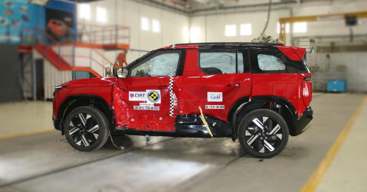 Tata Sierra secures a 5-star safety rating from BNCAP 3 Tata Sierra: Bharat NCAP crash test results explained
