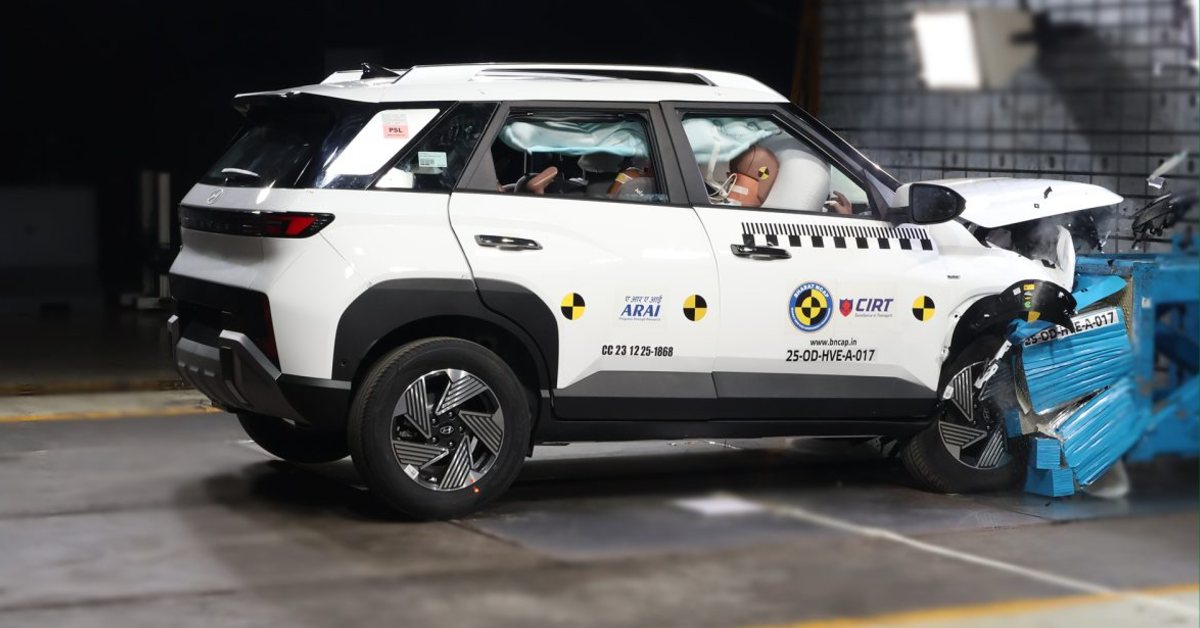 Hyundai Venue gets a 5-star safety rating from Bharat NCAP 1 Hyundai Venue: Bharat NCAP crash test results explained