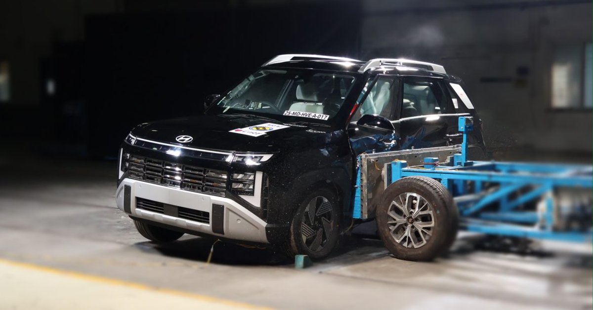 Hyundai Venue gets a 5-star safety rating from Bharat NCAP 2 Hyundai Venue: Bharat NCAP crash test results explained