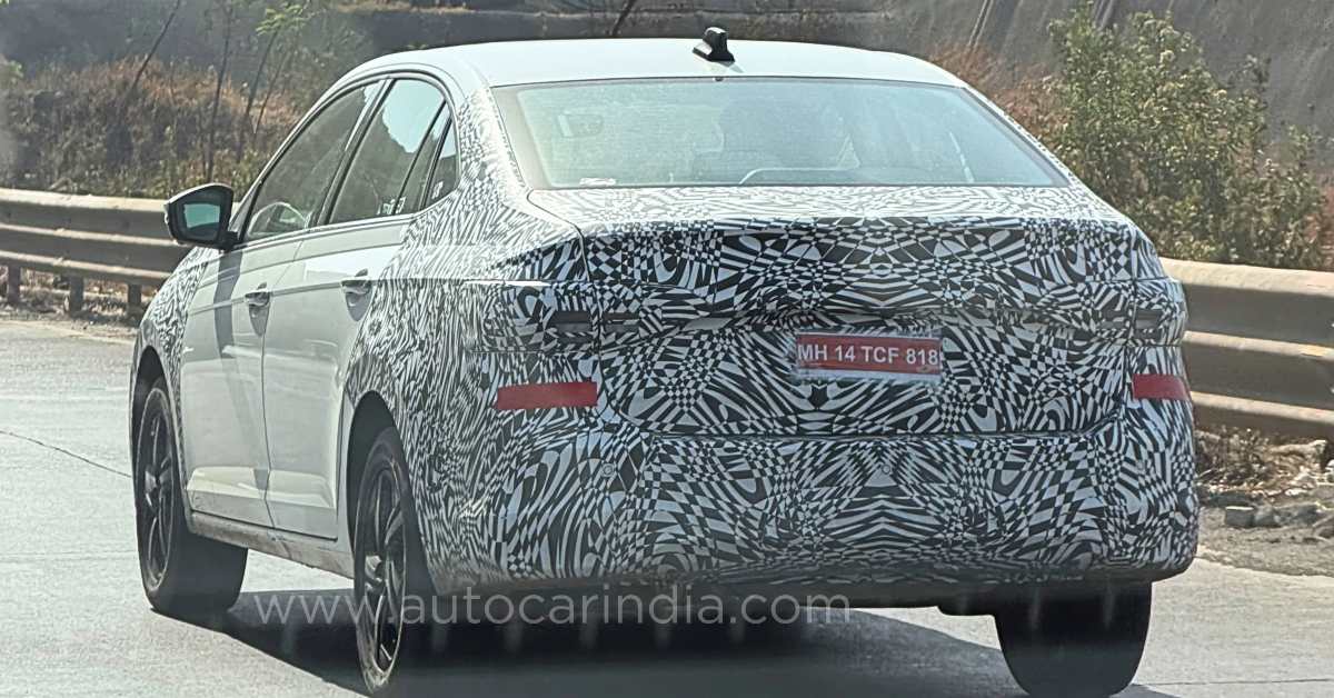 Volkswagen Virtus facelift spotted testing for the first time 3 Volkswagen Virtus facelift: What to expect?
