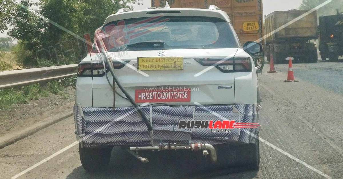 Maruti Suzuki Brezza facelift spotted testing in Haryana 2 Maruti Suzuki Brezza facelift: What to expect?