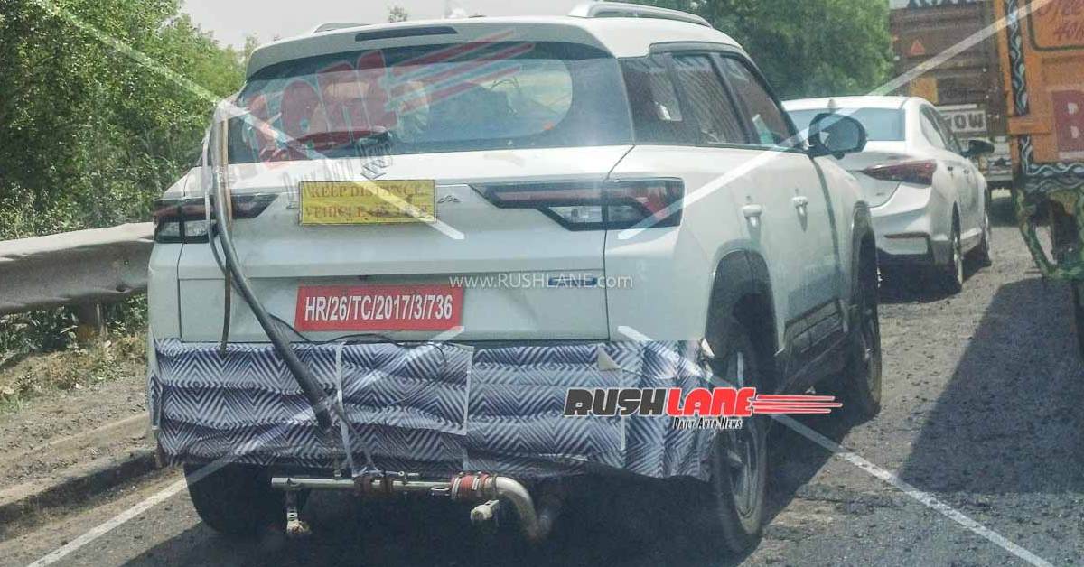 Maruti Suzuki Brezza facelift spied ahead of launch 1 2026 Maruti Suzuki facelift: Everything we know so far