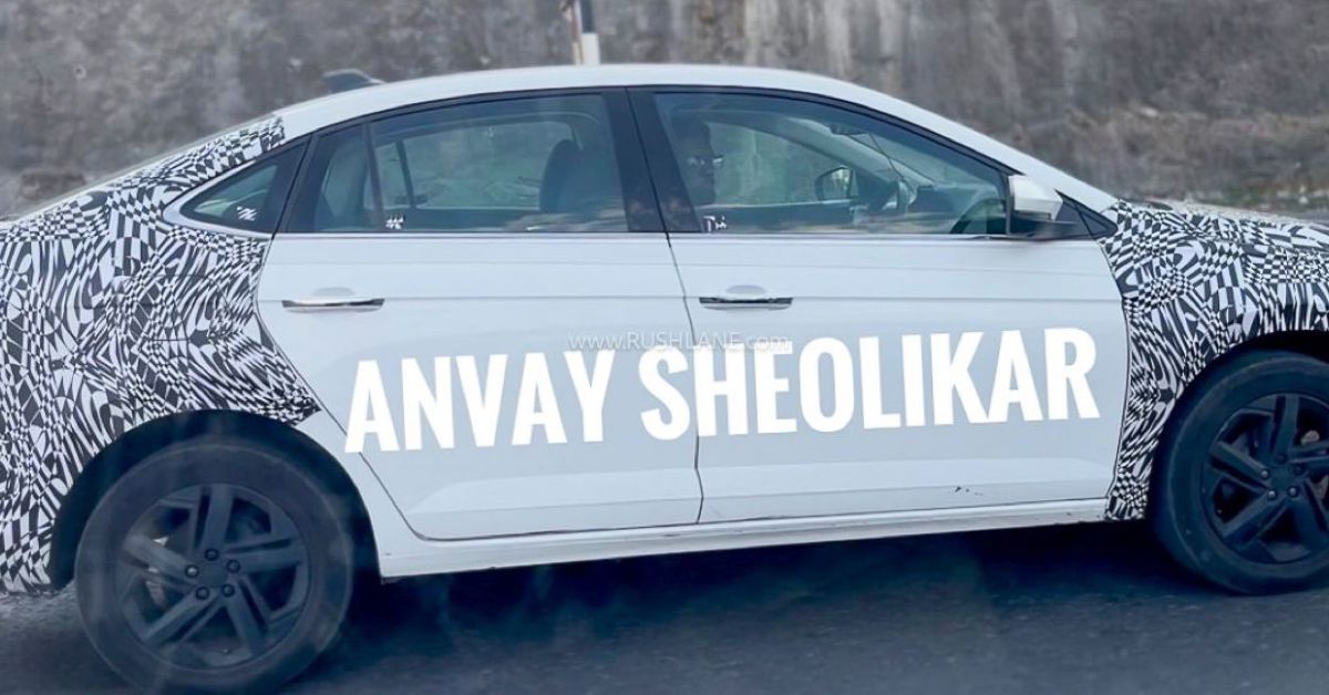 Skoda Slavia facelift spotted on a road test, interior spied 1 2026 Skoda Slavia facelift: What to expect?