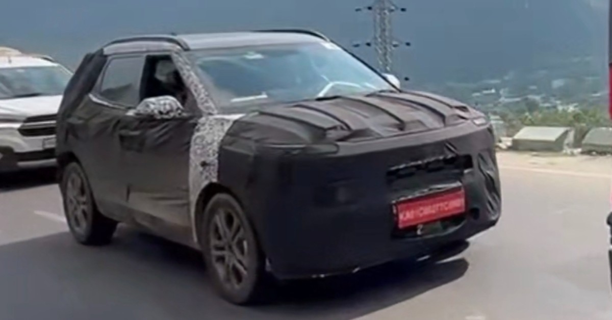 2nd-gen Kia Sonet spotted testing in Karnataka 1 2nd-gen Kia Sonet: What do the new spy shots suggest?