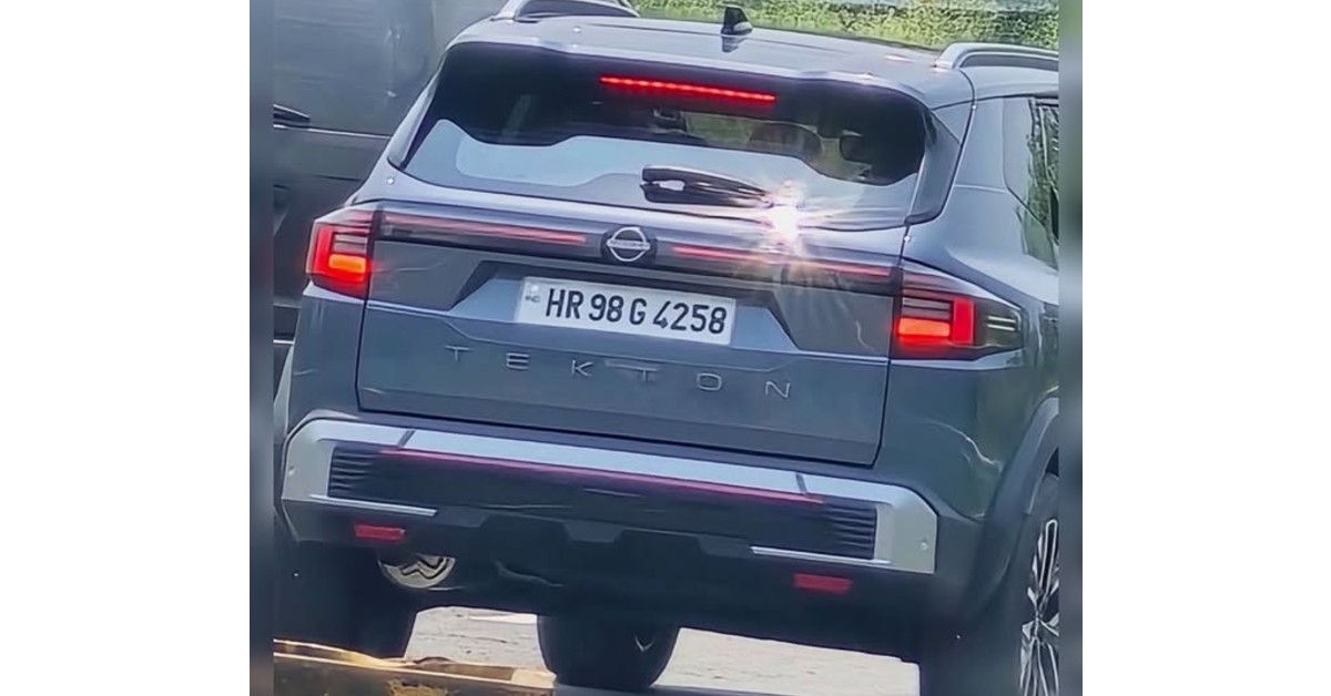 Nissan Tekton spotted on a TVC shoot ahead of launch 1 Nissan Tekton: A closer look at the tailgate