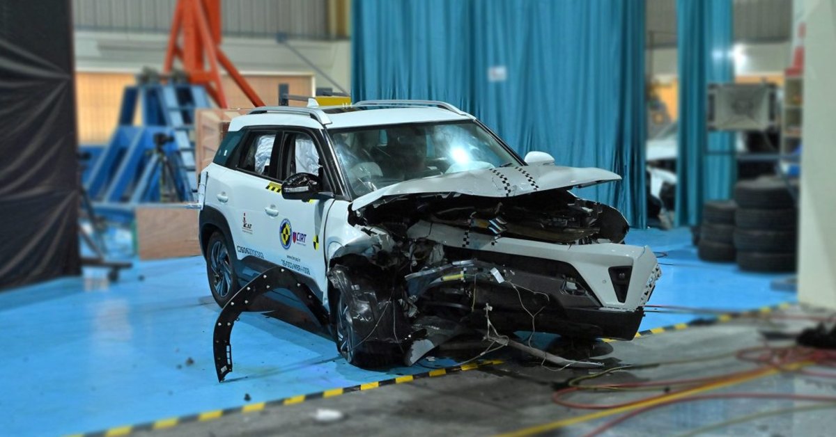 Maruti Suzuki Brezza facelift gets a 5-star safety rating from BNCAP 1 Maruti Suzuki Brezza facelift: Bharat NCAP crash test results explained