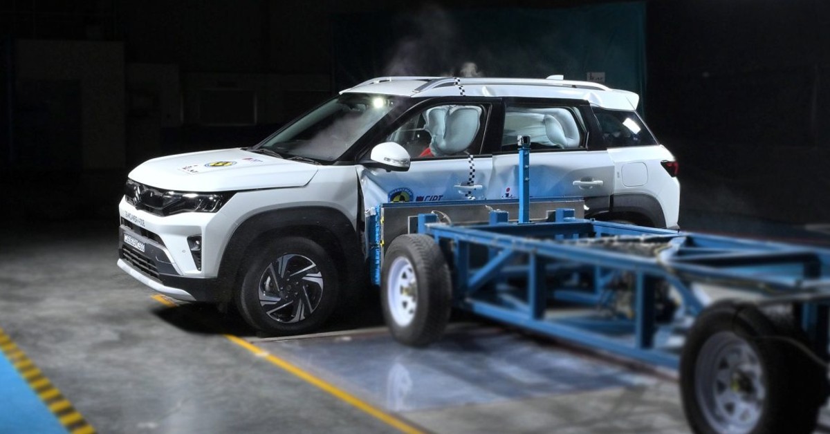 Maruti Suzuki Brezza facelift gets a 5-star safety rating from BNCAP 2 Maruti Suzuki Brezza facelift: Bharat NCAP crash test results explained