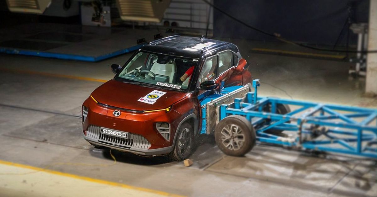 Tata Punch EV facelift gets a 5-star BNCAP safety rating 2 Tata Punch EV facelift: Crash test results explained