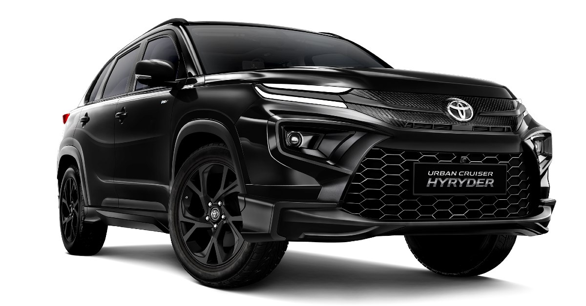 Toyota Urban Cruiser HyRyder gets an ‘Aero Black’ edition, prices start at Rs 15.19 lakh 3 hyryder aero black1
