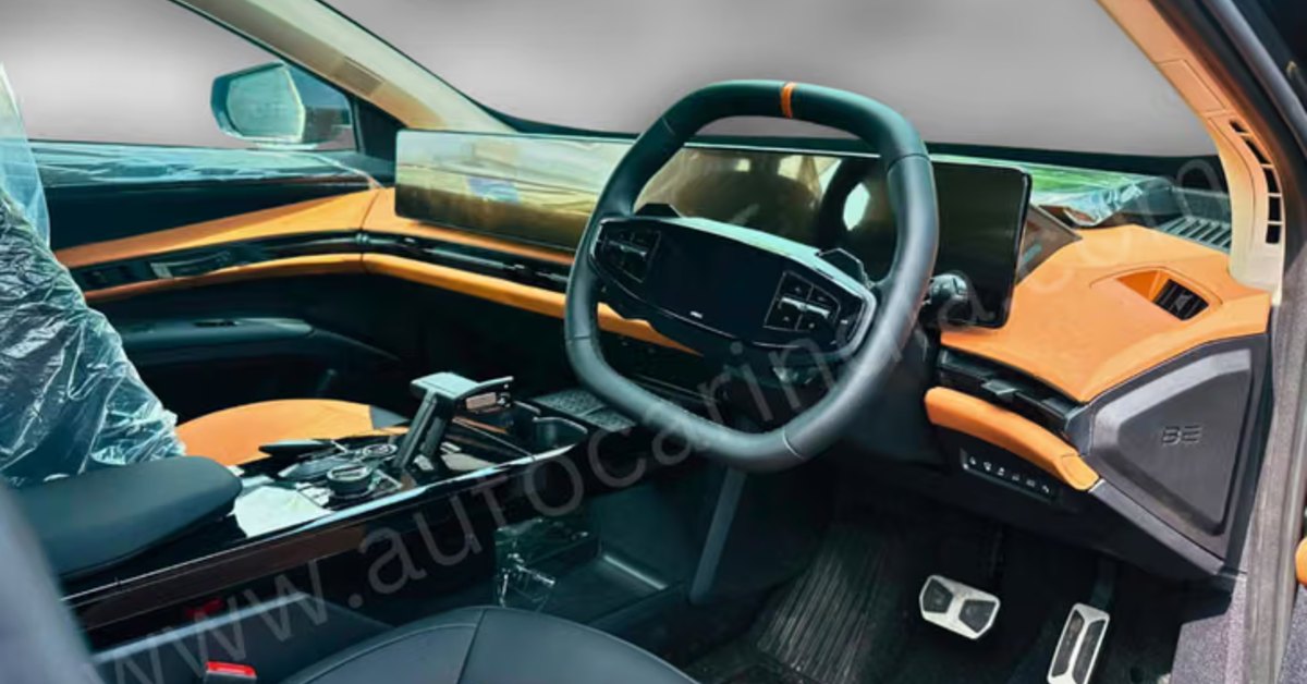 Mahindra BE 6 Sporteq interior leaked ahead of grand reveal 3 Mahindra BE 6 Sporteq: Out goes the cockpit loop, in come the panoramic display